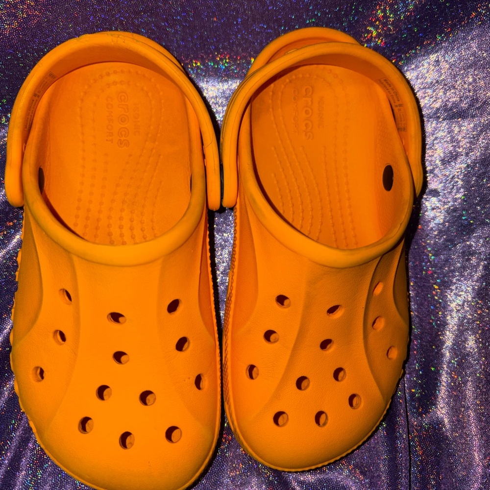 Toddler Baya Crocs Orange Sorbet - Picture 2 of 8